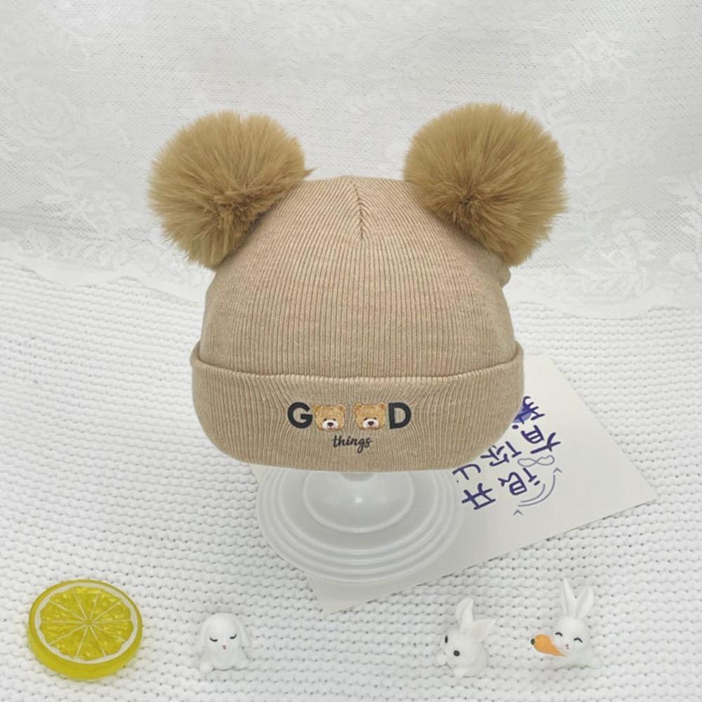 

Breathable Baby Autumn Winter Hairball Cap Soft and Skin Friendly Newborn Warm Hat
