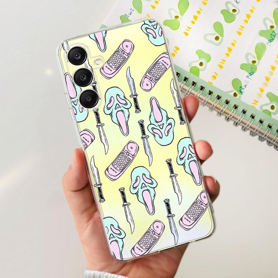 For Samsung Galaxy A25 Case Samsung A25 5G SM-A256B 2023 Elegant Printing Soft Silicone TPU Slim Phone Back Cover