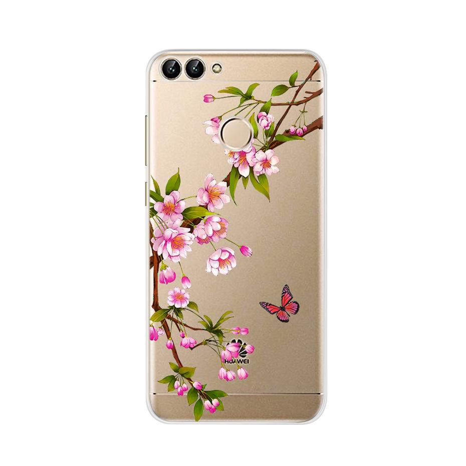 For Huawei P Smart 5.65inch Case Cute TPU Soft Silicone Back Cover Phone Case For Huawei P Smart 2018 FIG-LX1 PSmart Case