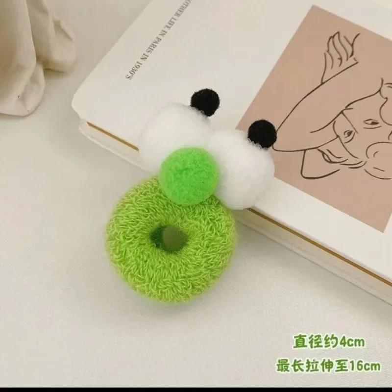 

Мода смешные большие глаза резинка для волос скранчи новая милая женская девушка конфетного цвета высокая эластичность кольцо для волос головной убор аксессуары