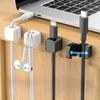 Self Adhesive Magnetic Cable Organizer Clip - No Trace Wire Management for Desk Office Storage, Desk Office Accessories Home
