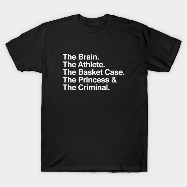 

Men Black Print T-shirt The Breakfast Club No-Cut Transfer Paper Print Cotton Tshirt 4XL чорний