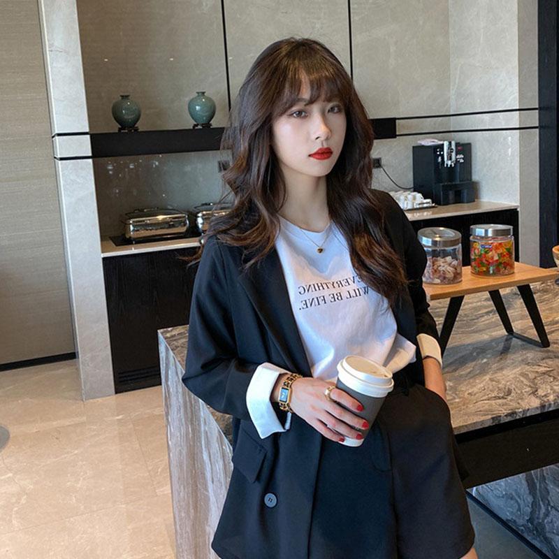 Women Summer Casual Short Sleeve O Neck Fashion Letter Printed Loose T Shirt Top