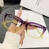 Anti Blue Light Blocking Glasses Frame Hand Made TR90 Resin Myopia Len Trend Clear Lenses Computer Eyeglasses