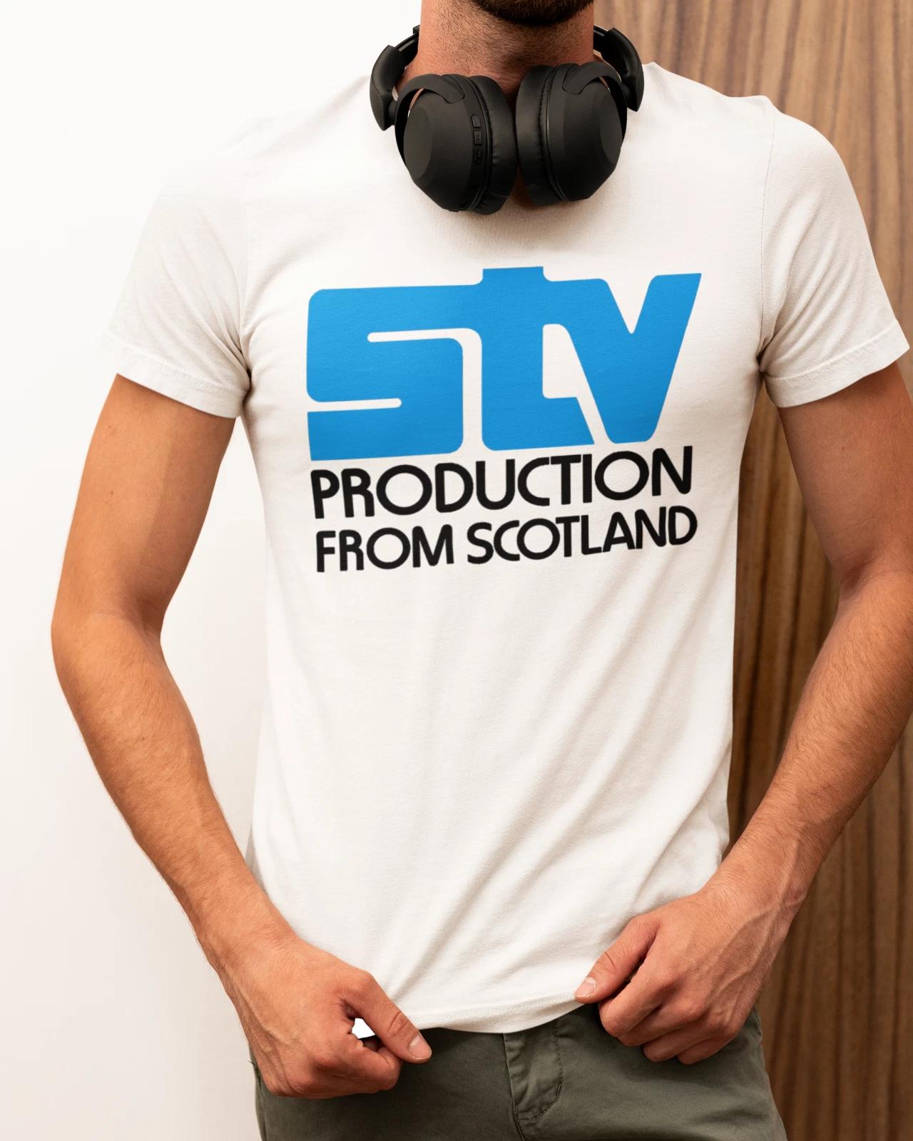Scottish Television T-Shirt Retro Scotland TV Logo vintage YTV LWT BBC 1970s 90s 2XL