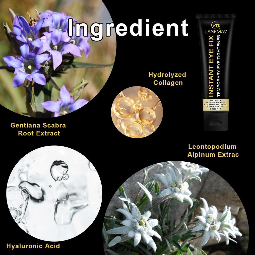 Temporary Eye Tightener cream-Tightens and Firms, Reduce Puffiness & Under Bags-Suitable For All Skin Types, 60g