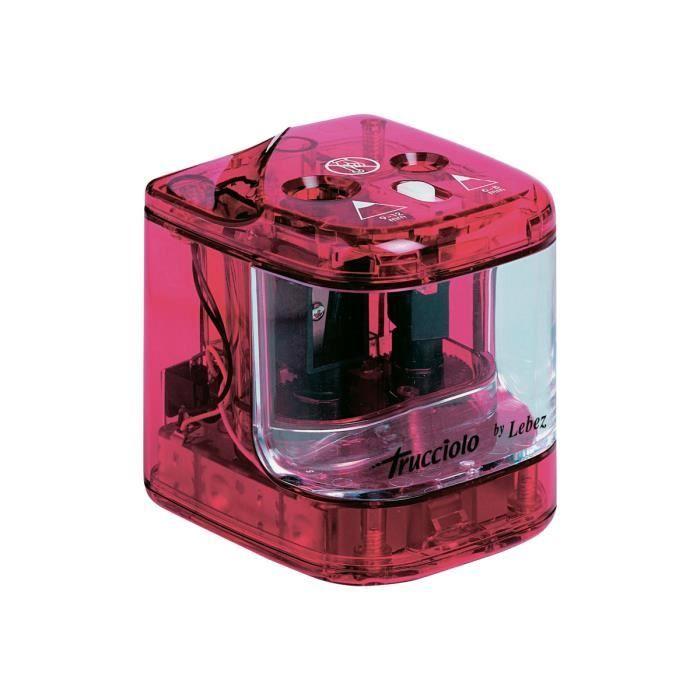 Lebez trucciolo Taille-crayon 2 trous disponible dans différentes couleurs