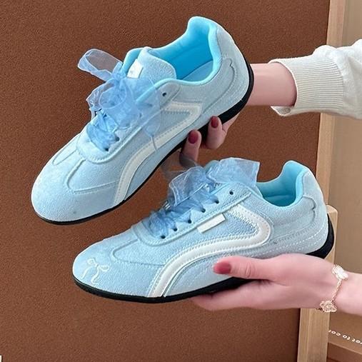 Cartoon Forrest Gump shoes women's spring 2025 new retro flat-bottomed versatile sports training shoes breathable casual board shoes