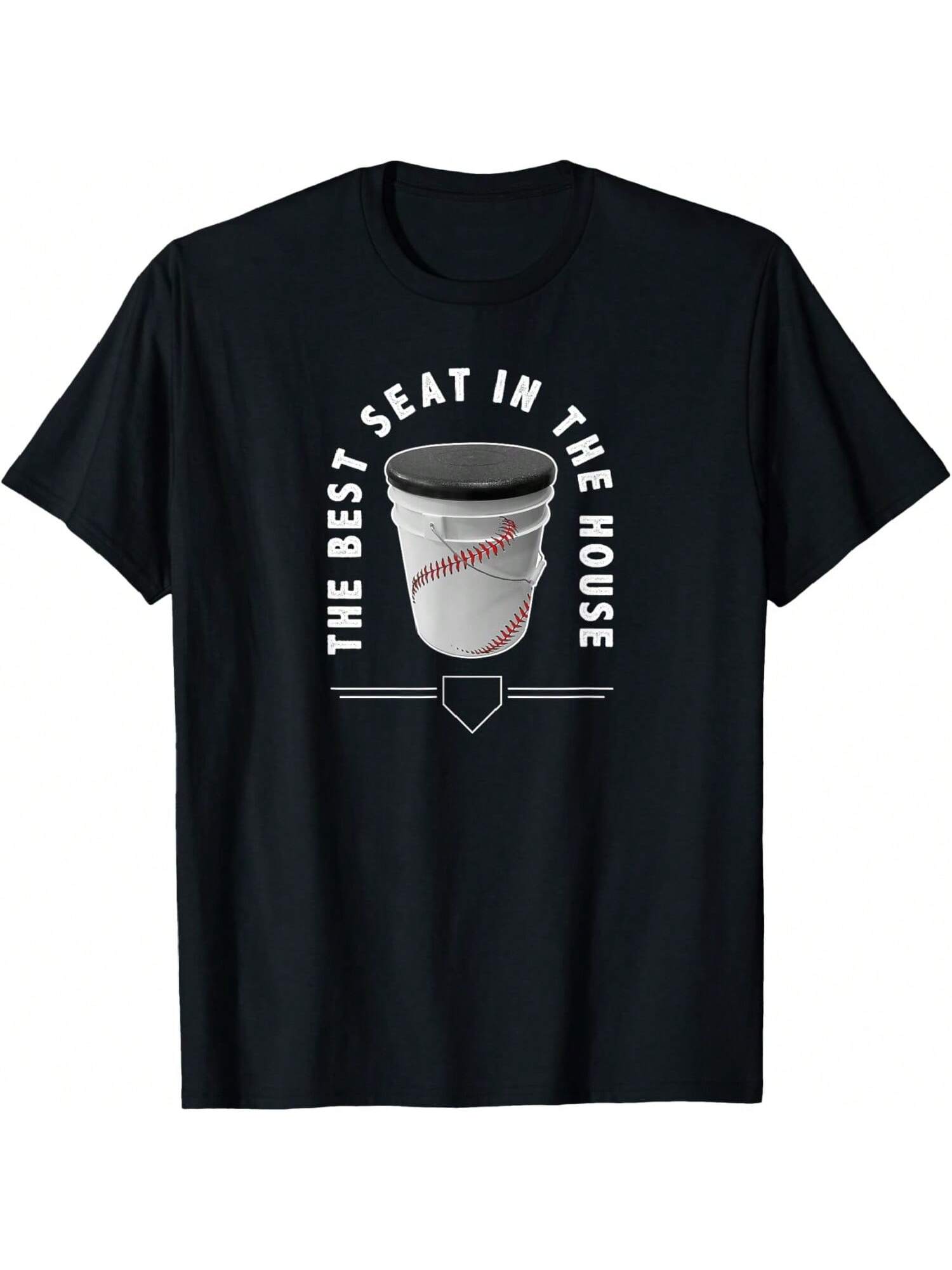 Baseball Bucket - The Best Seat In The House - Sports T-Shirt S разноцветный