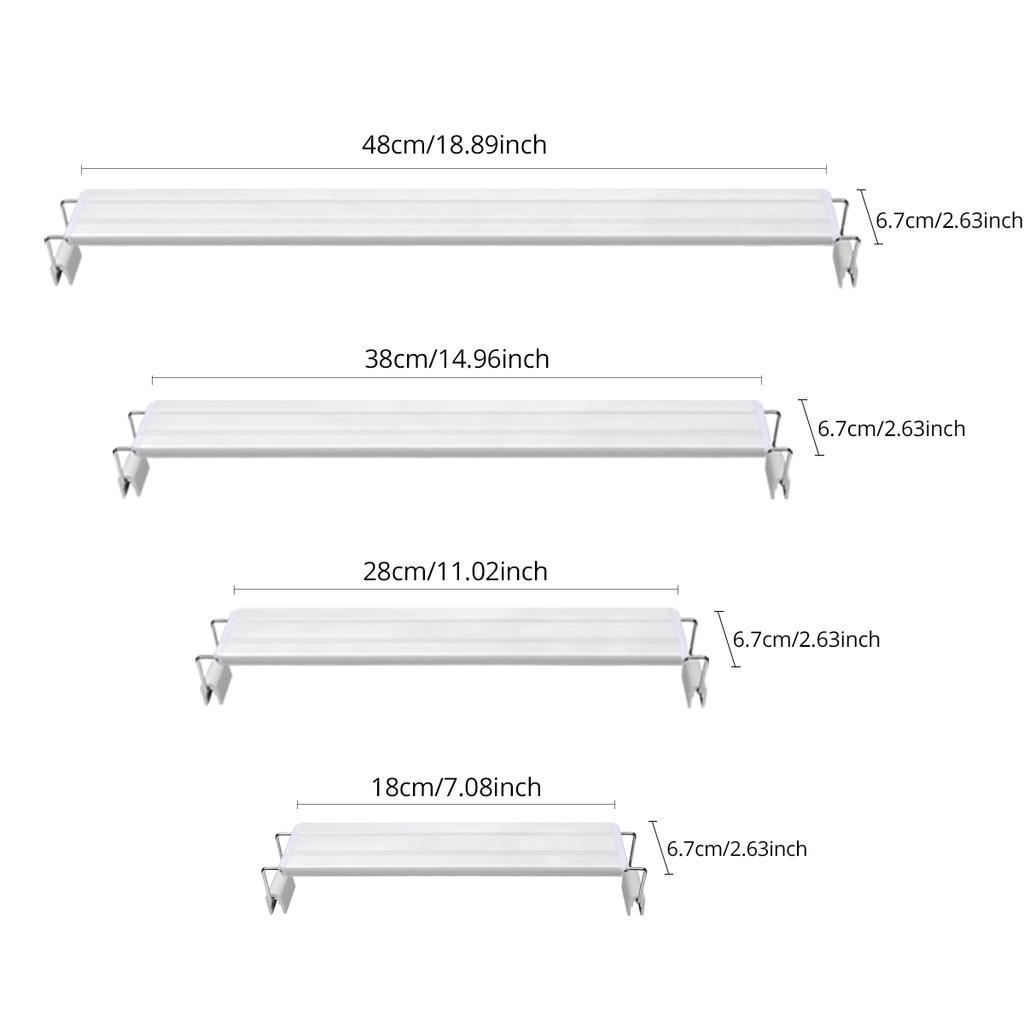 Ausziehbare LED-Aquarienleuchte Farbwechsel RGB Aquarium LED-Licht Aluminiumleiste Vollspektrum Wasserpflanzen Wachstumsleuchte Dekor