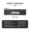 For Jeep Leather Car Safety Seat Belt Strap Shoulder Pad Accessories Cherokee Patriot Liberty Wrangler JK JL Commander