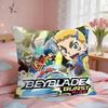 Japan BBeyblade Anime Cushion Cover Square Short Plush Pillow Case Living Room Sofa Home Decor Funda X