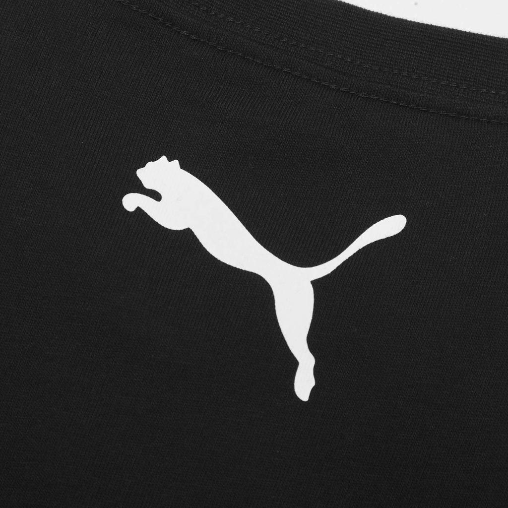 Puma Casual Round Neck Printed Short Sleeve T-Shirt Men Tops Black 846006-01