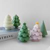 Creative Christmas Tree Silicone Candle Mold DIY Aroma Plaster Resin Molds Christmas Decoration Candle Making Supplies