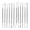 12x Wax Carving Tools Stainless Steel Clay Sculpting Tools Pottery Picks Tools