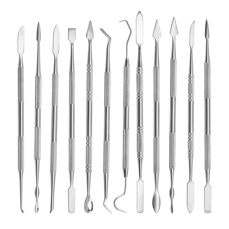 12x Wax Carving Tools Stainless Steel Clay Sculpting Tools Pottery Picks Tools