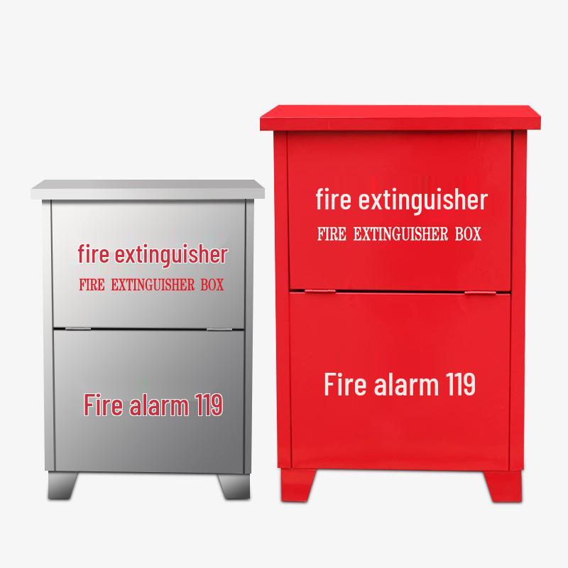 Stainless Steel Fire Extinguisher Box - Durable, Dry Powder, Available In Multiple Sizes for Home & Commercial Use