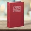 Relaxdays Faux Livre Coffre Fort Comme Livre De Poche-fermable À Clé 15, 5 X 5 Cm Rouge - 1002079947