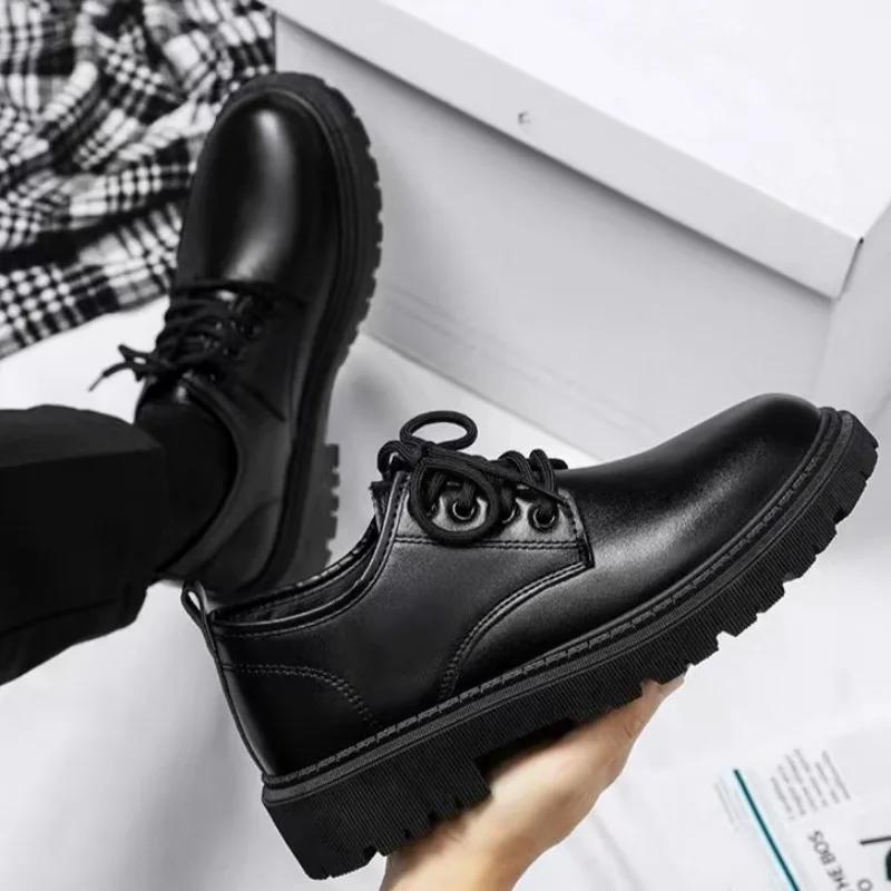 Buty w stylu brytyjskim dla mężczyzn ze skóry naturalnej biznesowe formalne oksfordy obuwie skóra wysokiej jakości oddychające wygodne buty ślubne