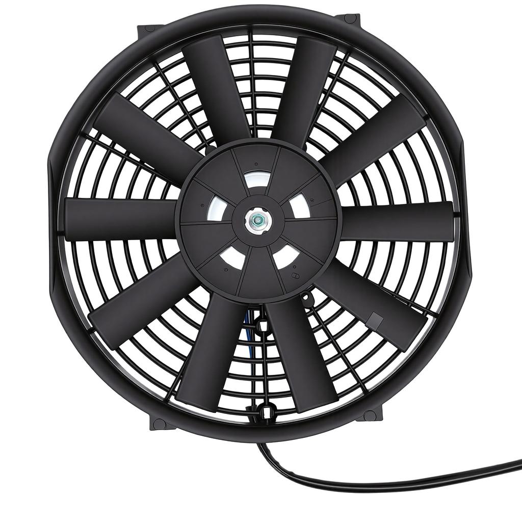 10 Inch Slim Fan Push Pull Electric Radiator Cooling Fan High Performance 12V 80W Motor 257mm Diameter with Fan