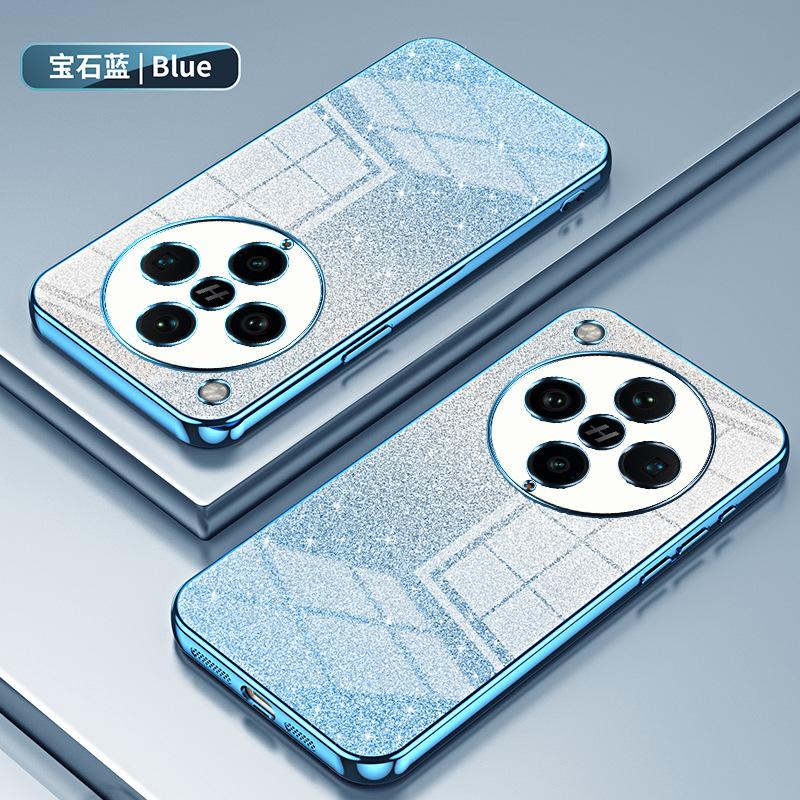 Applicable to OPPO FindX9Pro electroplated glitter mobile phone case FindX8 transparent K15 anti-drop protective case