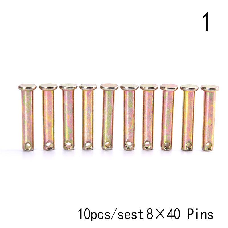 

10 шт./компл. 186F дизельный сельскохозяйственный роторный штифт румпеля 8x40 8x50 стопорный штифт вала R карты