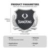Car Body 3D Stickers Wheat Ears Styling Emblem Decals Decoration For SsangYong Rexton Kyron Torres 2024 2023 Evx 2012 Actyon