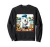 Ice Bear Cooking In the Kitchen Vegetables Kitchenware Lively Sweatshirt