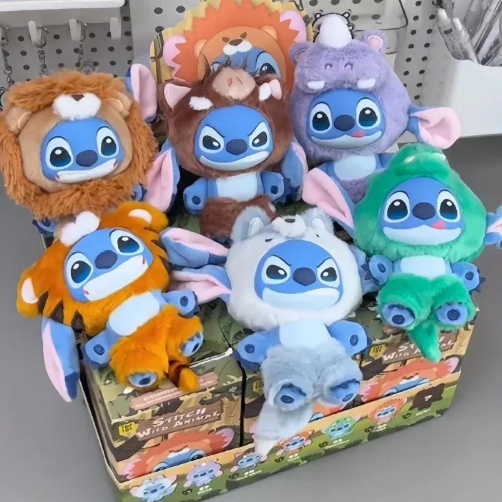 @ 2025 Neuer Stil MINISO Serie Blind Box Spielzeug stitch Niedliche Mysteriöse Box Beflockt Flauschige Puppen Deko Geschenkbeutel Anhänger Niedliches Spielzeug