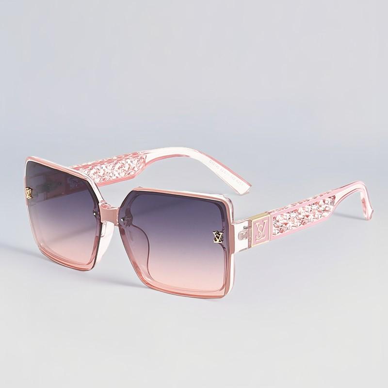 Lunettes de Soleil de Luxe Designer Femme Carrées Vintage Élégantes Mignonnes Lunettes Tendance Voyage Fête Marque de Mode