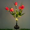 LED Lights Solar Garden Lights 7 Head Tulip Flower Solar Tulip Flower Lights  Balcony
