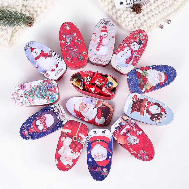 Decorations Christmas Candy Cookies Box Children Gift Party Supplies Durable