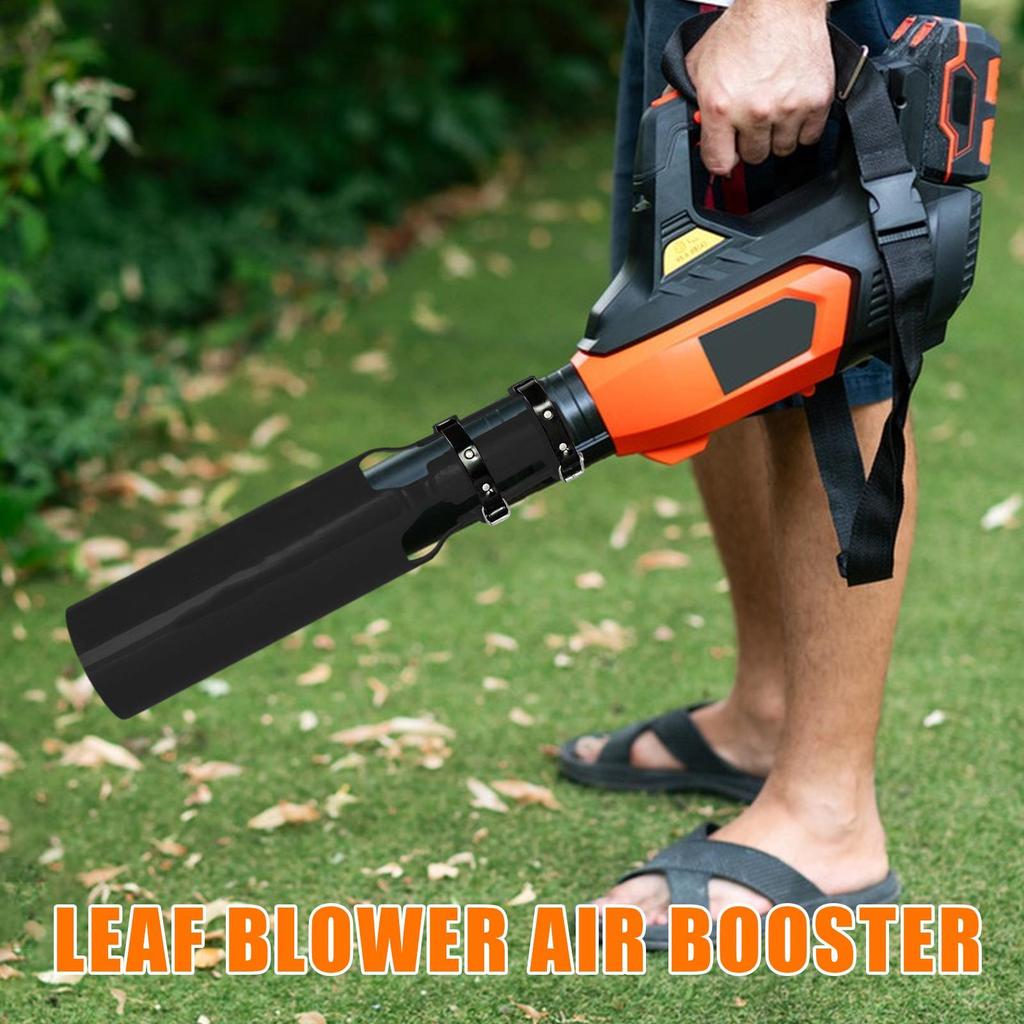 Leaf Blower Air Booster Metal Extension Amplifier for Cleanup Efficiency Leaves Blower Accessories for Garden Yard Patio Lawn
