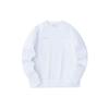 Training Series Solid Color Crew Neck Pullover Sweatshirt Women Sweatshirt Snow-White 162347730S-1