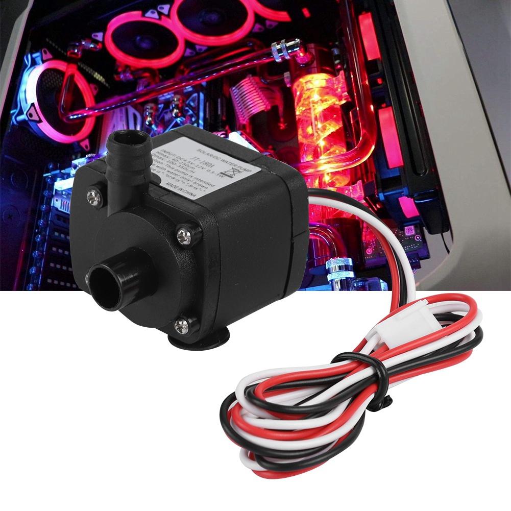 12V DC Water Pump 300L H Flow 1800 Revolutions Minute Fast Heat Dissipation Mini DC Pump