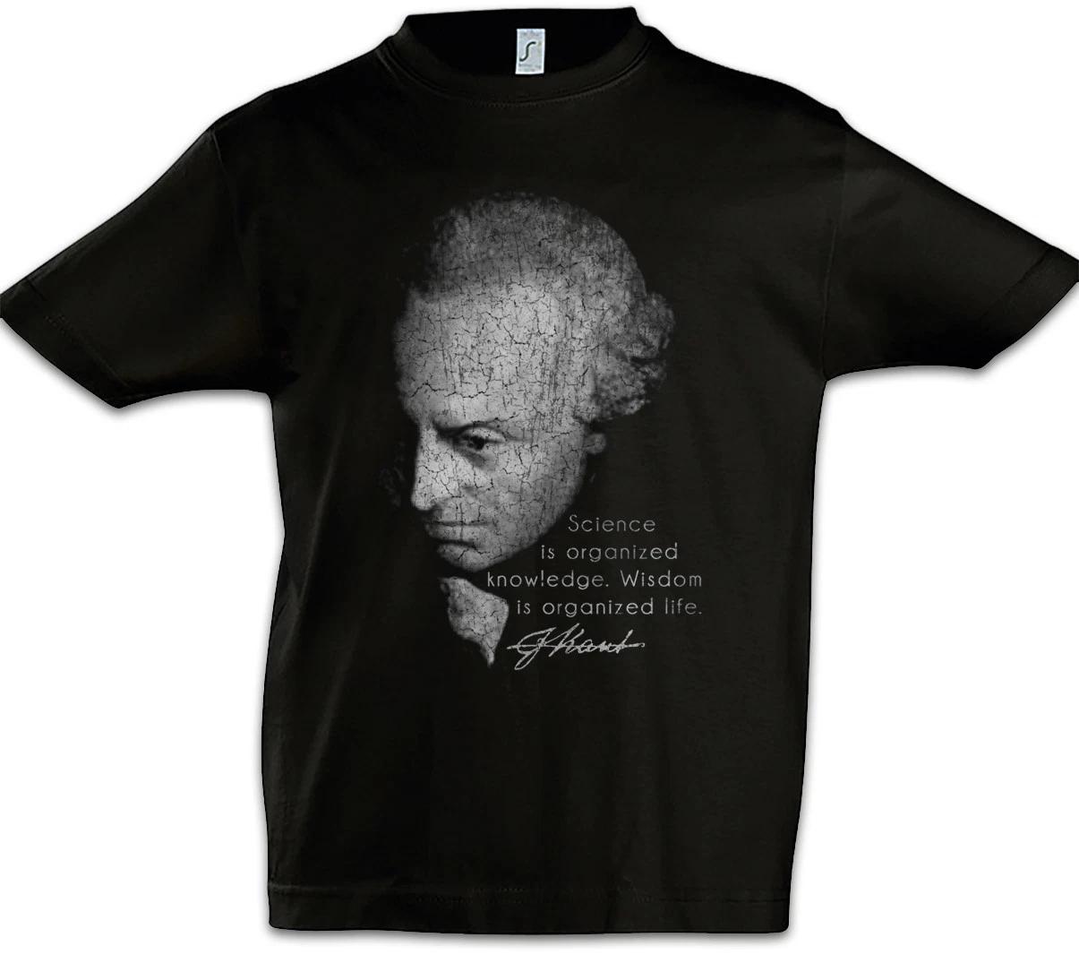 Kant Sciene Is Kids Boys kids boys T-Shirt Immanuel Kant Philosopher knowledge Quote 160
