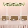40 In High Clear Acrylic Rectangular Flower Stand, Modern Wedding Centerpiece Display, Long Tabletop Floral Riser, Plant Holder