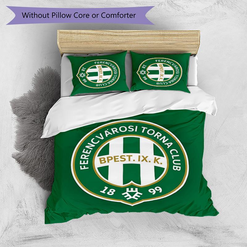 Set Biancheria da Letto 3 Pezzi con Stampa Ferencvaros Morbido Delicato sulla Pelle Lavabile Copripiumino e Federe Set Stagione Singola Camera da Letto