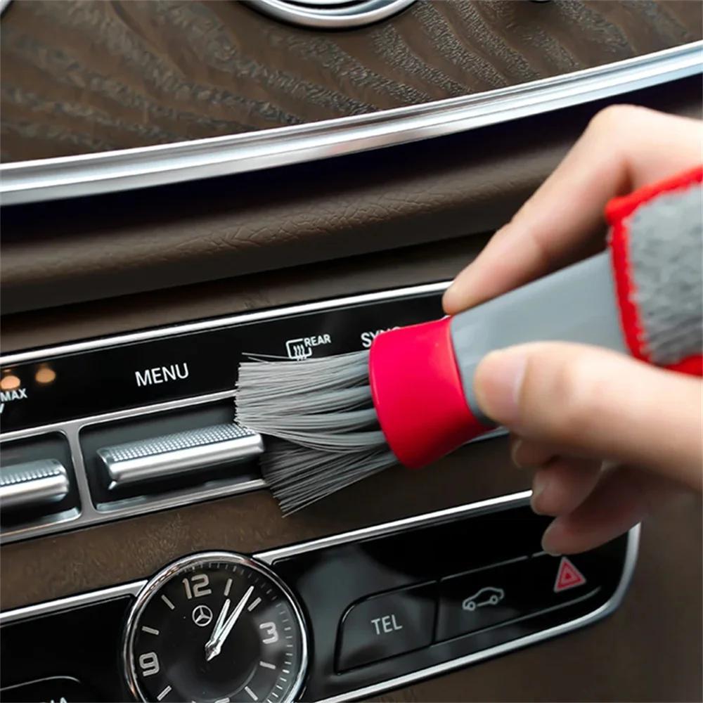 Car Air Vent Cleaning Brush Durable Flexible Multi-Purpose Auto AC Vent Dust Cleaner Tool for Car Interior Detailing Tools Brush