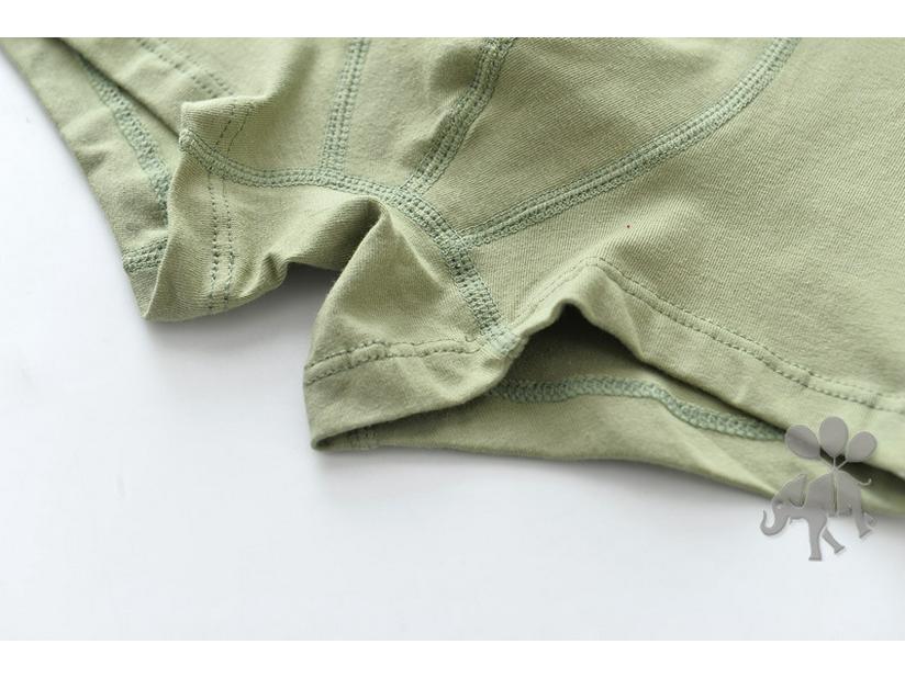 ETX Boys' Mid-Waist Boxer Briefs - Class A, Solid Color, Baby To Big Kids, Comfortable Four-Corner Shorts