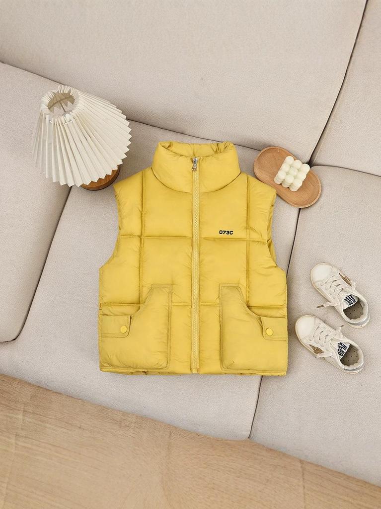 Kinder Stehkragen Baumwolle Wattierte Weste - Jungen & Mädchen Herbst/Winter Mode Oberbekleidung (2026)