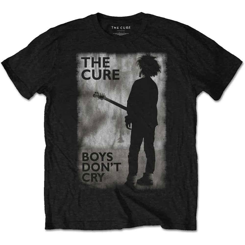 Boys Cure Boys Don t Cry Black & White T-shirt Youth Medium Black 3XL