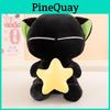 Ro Xiao Hei Plush Toy Cute Cat Pillow Cartoon Kids Bedroom Decor Gift