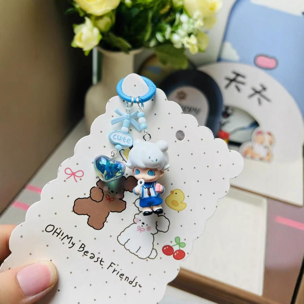 It Can Be Punched To Make A Keychain, and The Mobile Phone Chain Is Cute and Trendy To Play with.