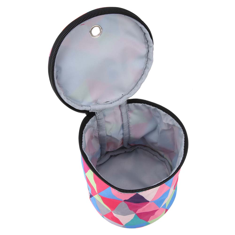 Knitting Bag Storage Bag for Tool Wool Swter Crochet  Storeroom(Multi Color Round S)