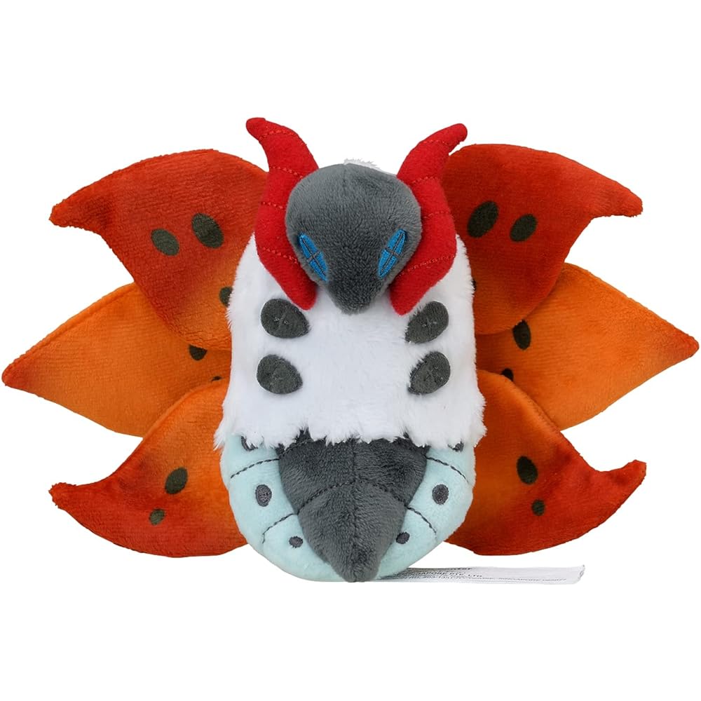 Pokmon Center Original Pokmon Fit Plush Toy Volcarona 14.5x20.5x8 Cm