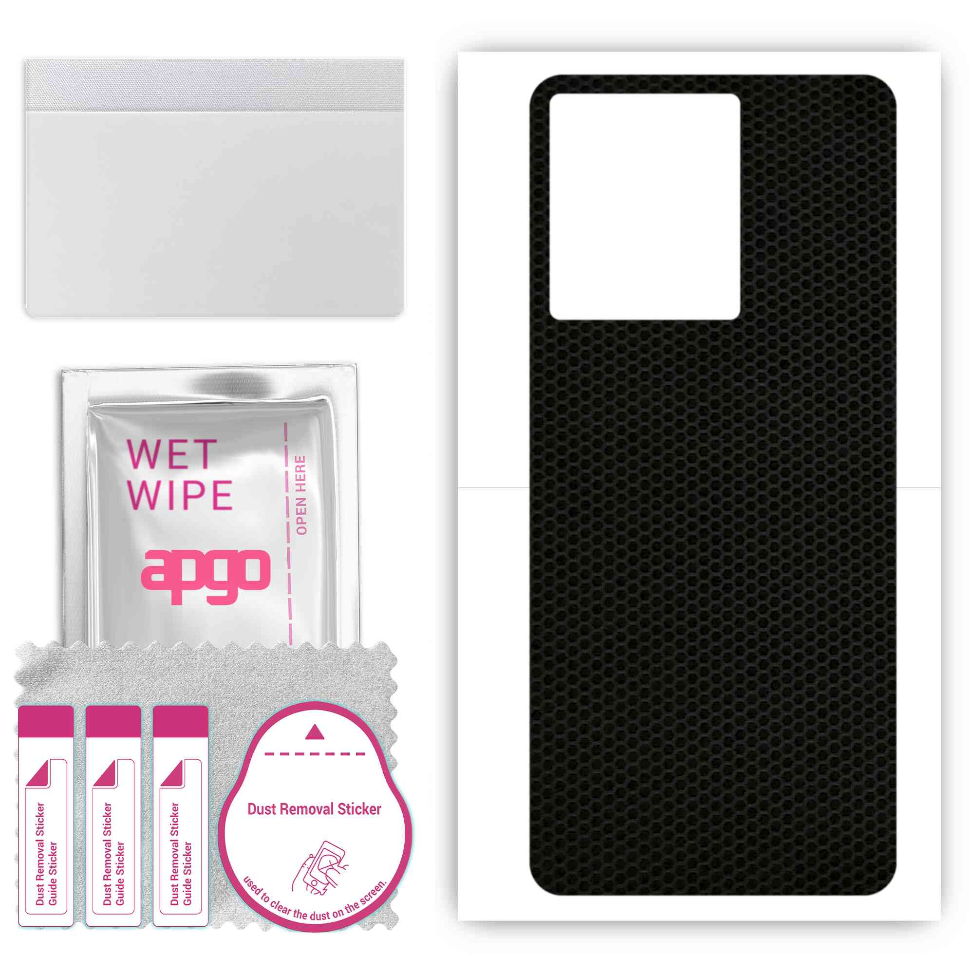 

apgo Protective Skin Sticker for the back compatible with Infinix Zero Ultra 5G, Wrap Film, Foil, Vinyl - Pattern Matrix