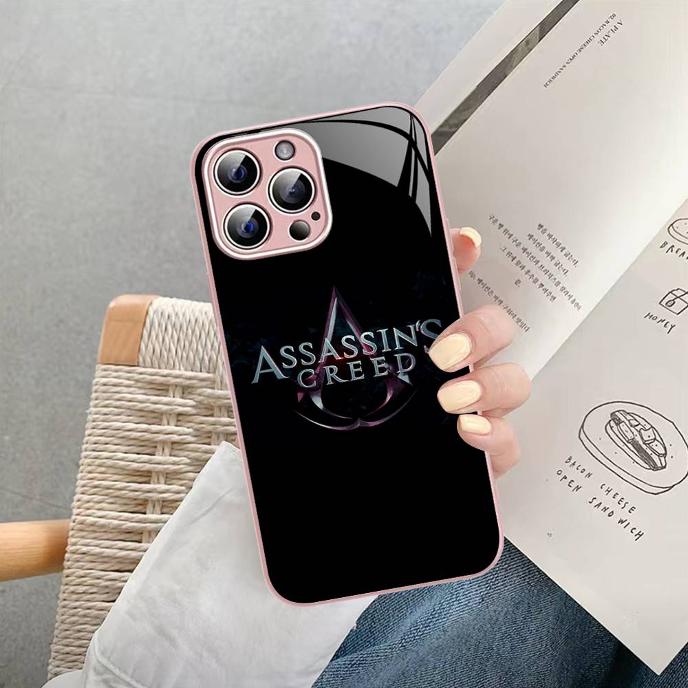 

A-Assassin S-Creed Gaming Tempered Glass For Iphone 14 13 12 11 Pro Mini XS MAX 14Plus X XS XR Cover iphone 13pro max