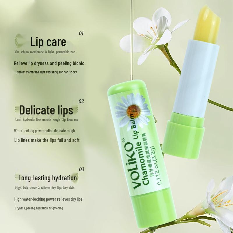 

Voliko Blue Tin Lip Balm - Hydrating, Moisturizing, Anti-Chapping, Fades Lip Lines (Free Shipping for Single Item)