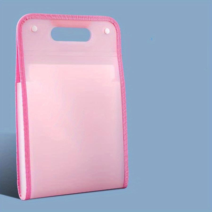 13 Pockets Portable Folder, Transparent Large Capacity Expandable A4 Folder Organizer, for Storing Data, Receipts, Test Paper